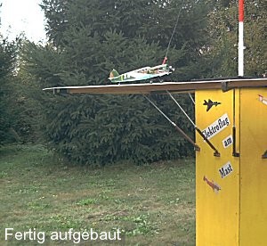 Die Anlage fertig aufgebaut